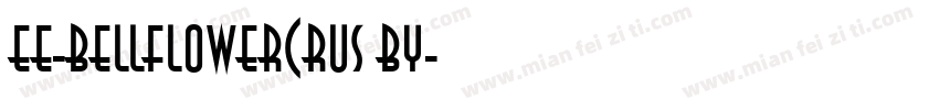 EE-Bellflower(RUS BY字体转换